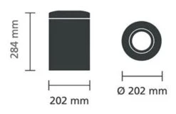 Papierkorb Flame Guard Selbstlöschend, 7 L -Laborbedarf Geschäft 1000Wx1000H 1T5H 1 03