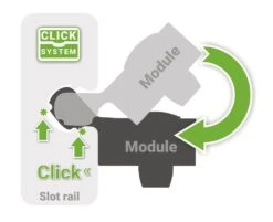 Ablagebox Für SmartRack® -Laborbedarf Geschäft 1000Wx1000H Klick Click System EN