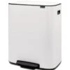 Abfalleimer Mit Tretpedal Bo 2 Fächer: 2 X 30 L, Weiß -Laborbedarf Geschäft 1E74 1 01 1000Wx1000H