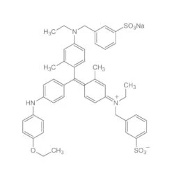 Brillant Blau G 250 (C.I. 42655), 10 G, Glas