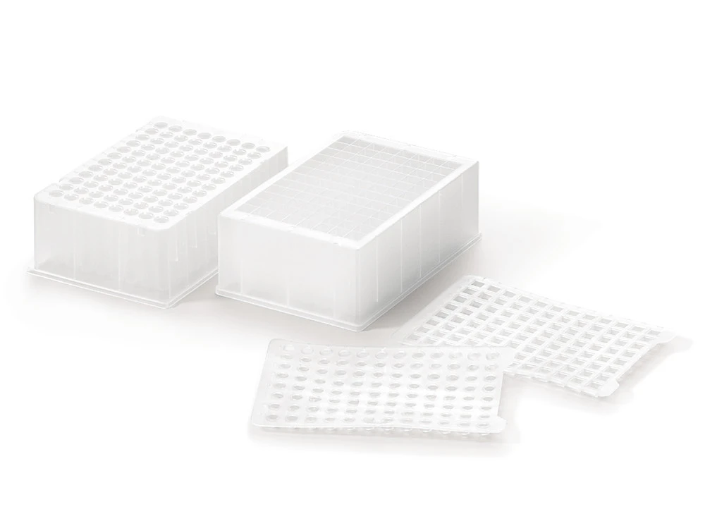 Deepwellplatten Riplate®, Wells: 24, 10000 µl, Eckig, V-förmig, Unsteril 3 Deepwellplatten Riplate®, Wells: 24, 10000 µl, Eckig, V-förmig, Unsteril