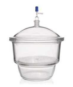 Exsikkator-Set DURAN® Typ NOVUS Mit Tubus (NS 24/29) Und Hahn Im Deckel, DN 250, 10.5 L