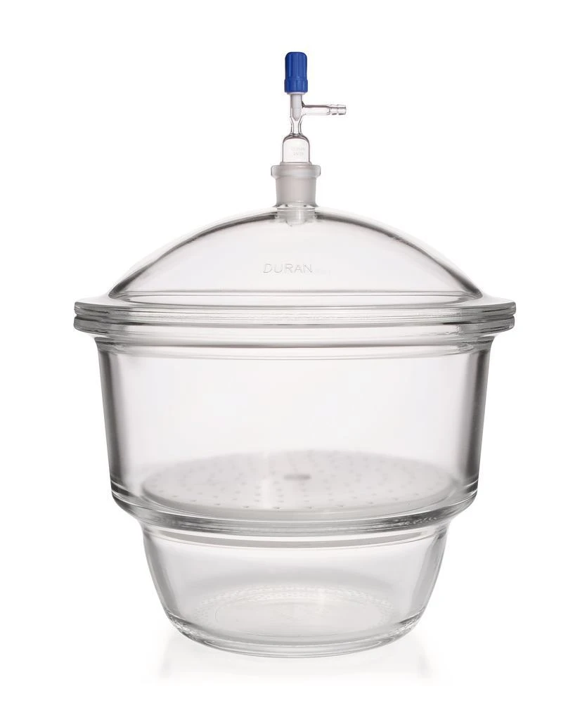 Exsikkator-Set DURAN® Typ NOVUS Mit Tubus (NS 24/29) Und Hahn Im Deckel, DN 250, 10.5 L 3 Exsikkator-Set DURAN® Typ NOVUS Mit Tubus (NS 24/29) Und Hahn Im Deckel, DN 250, 10.5 L