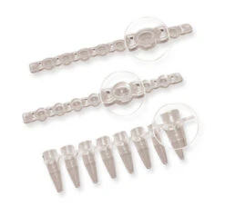 PCR-Streifen 8er Separate Deckelstreifen, Deckel Flach